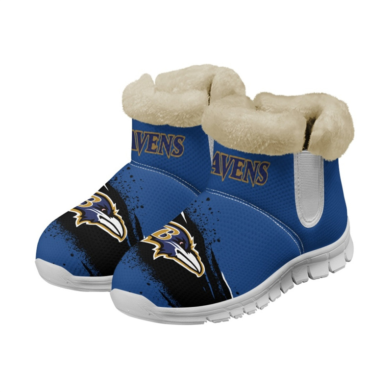 Women's Baltimore Ravens 2024 Snow Boots/Shoes 002(Pls check description for details)